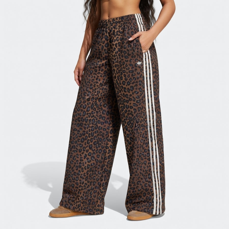 Pantalon Léopard Satin – Coupe Large